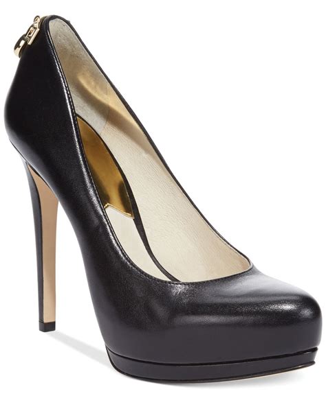 black Michael Kors heels